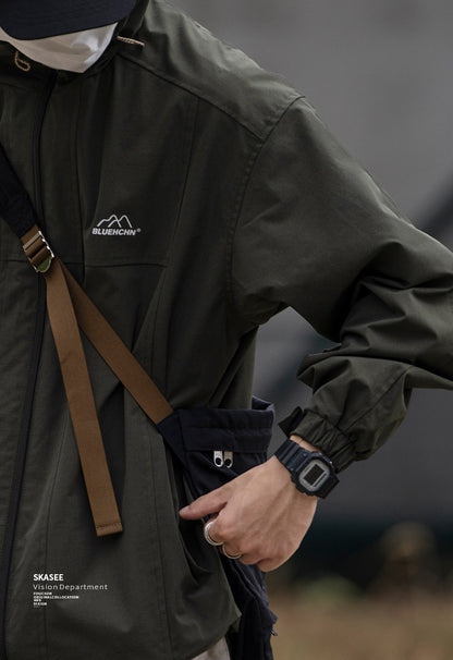 Waterproof Hooded Outdoor Workwear Jacket – Mountain Oversized Unisex
