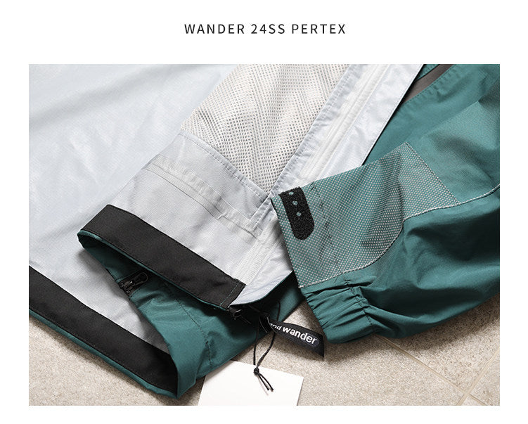 Japanese Outdoor 24SS Pertex Windproof Waterproof Casual Full Laminated 5-Color Jacket – Japanese vintage | yamalin clothes | Yamalinclothes