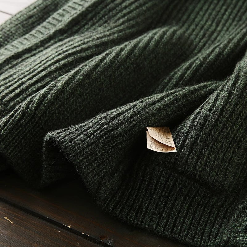 Heavy rare! Italy order men's autumn and winter thick sweater s cardigan clothescoat