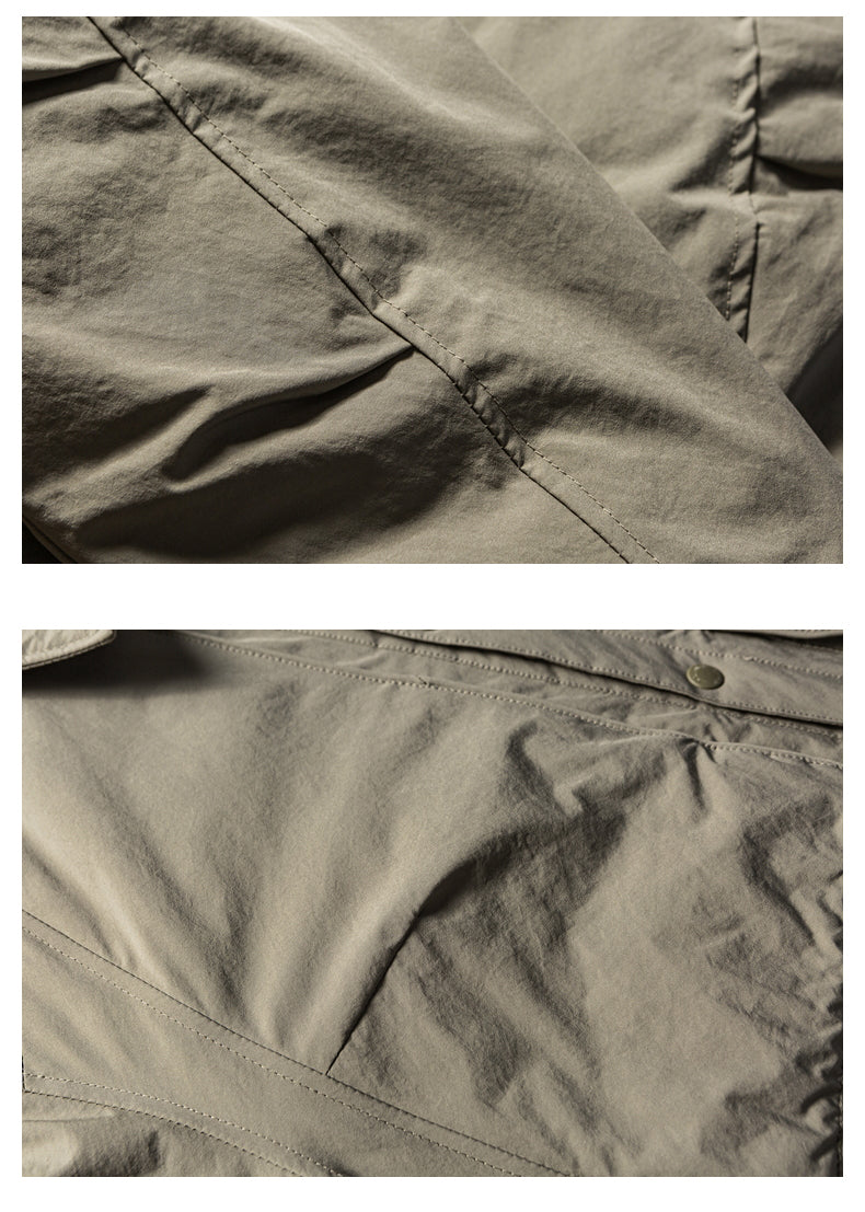 Men's 2025 Shirt-Style Down Jacket - High-End Lightweight 90% White Duck Down Outdoor Warm Coat