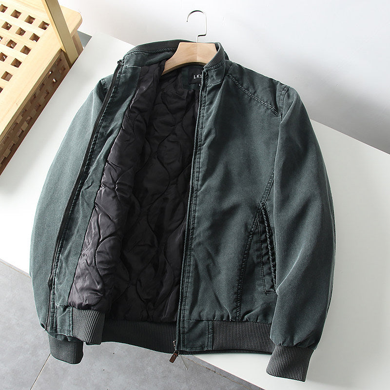 Quilted Stand-Collar Cotton Jacket – Light Warm Oversized Unisex – Japanese vintage | fall outfits 2026 | fall winter outfits | classy winter outfits | lazy comfy outfits | japanese streetwear | vintage workwear | yamalin clothes | Yamalinclothes