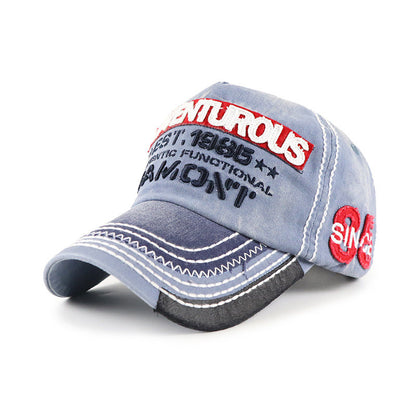 Yangguan Denim Baseball Cap - Pure Cotton Vintage Duckbill Hat (Unisex) – cap | japanese streetwear | vintage workwear | unisex | Yamalinclothes