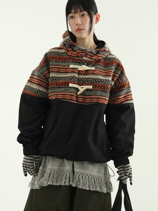 Nordic Toggle Button Hooded Anorak - 25AW Winter Jacket (Unisex)