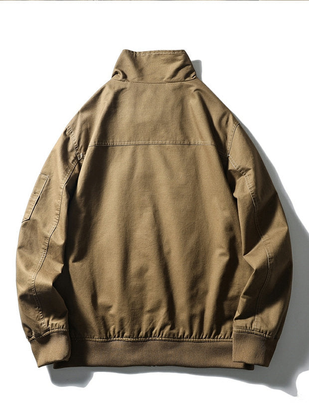 American Vintage Washed Twill Flight Jacket – Oversized Unisex