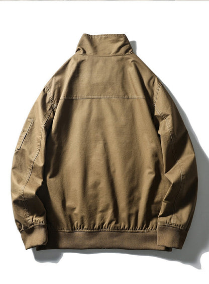 American Vintage Washed Twill Flight Jacket – Oversized Unisex