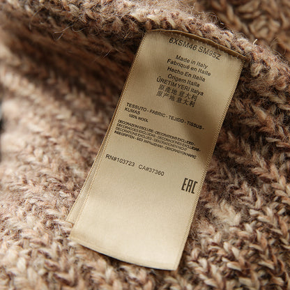 X06 Heavy all wool! Italian single foreign trade tail goods high-end men's autumn and winter knitted cardigan thickened sweater coat