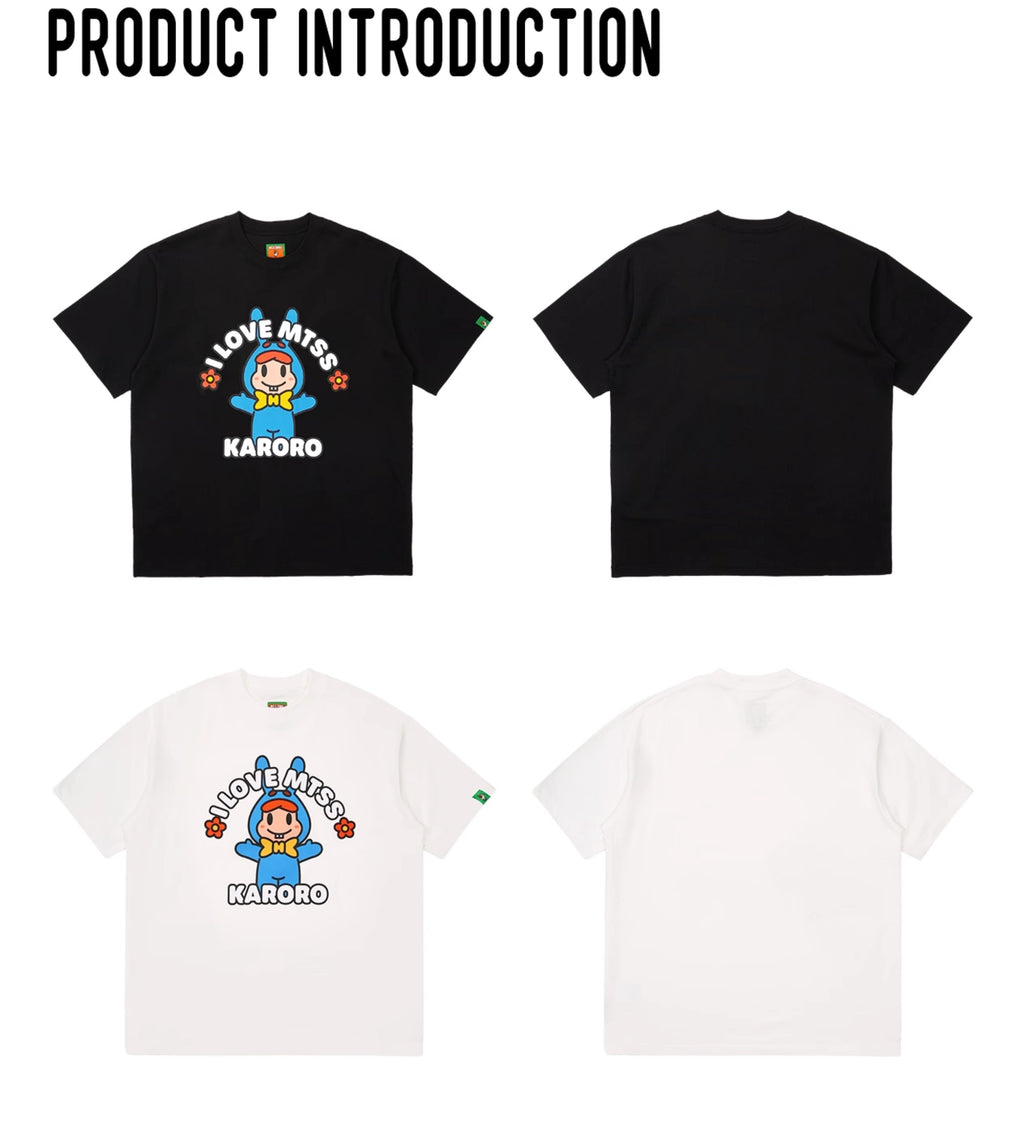 [Spring New Product] I LOVE MTSS Short Sleeve T-Shirt Couple Style 250g