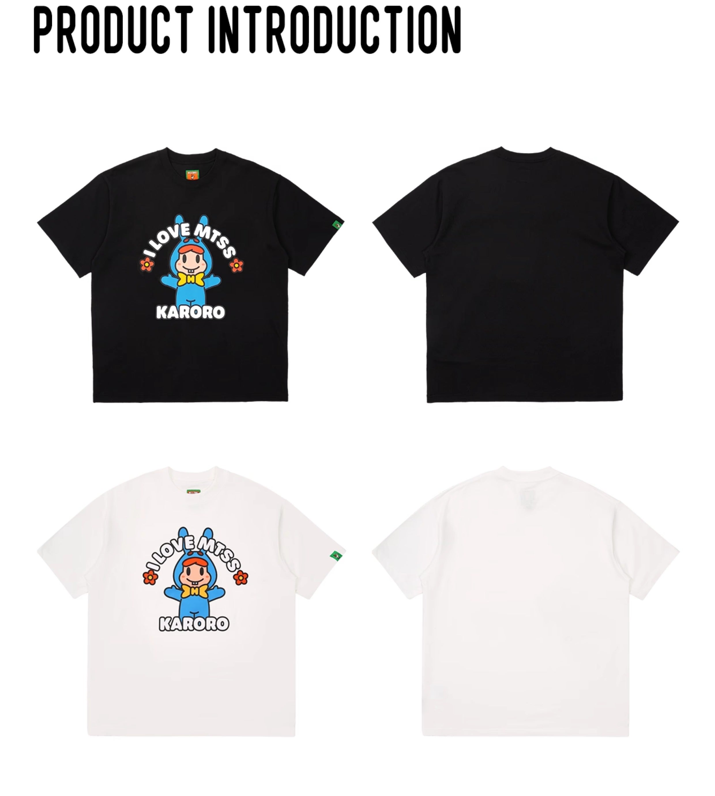 [Spring New Product] I LOVE MTSS Short Sleeve T-Shirt Couple Style 250g