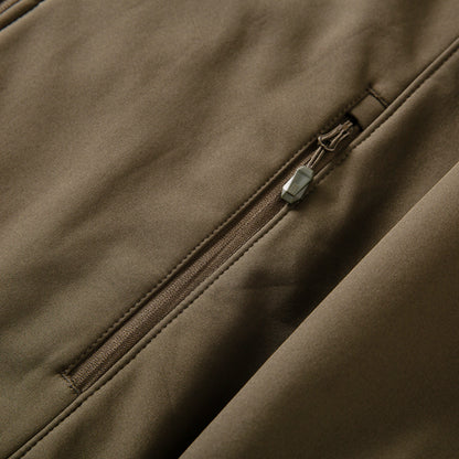 Men's Premium Fleece Thermal Soft Shell Jacket - Autumn Windproof Waterproof Thickened Hooded Coat