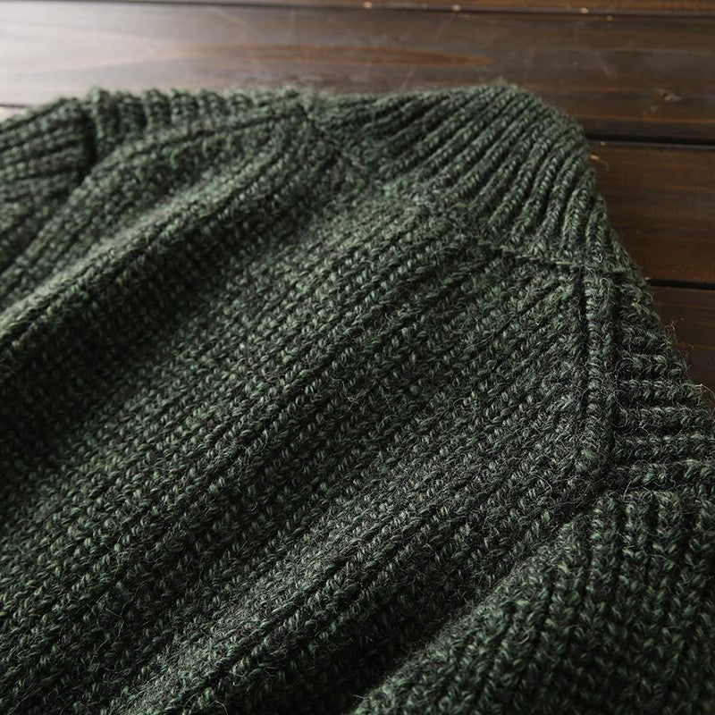 Heavy rare! Italy order men's autumn and winter thick sweater s cardigan clothescoat