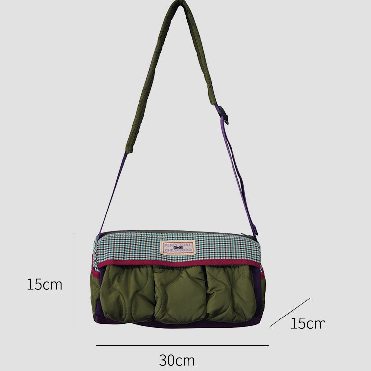 Original Design Autumn and Winter Shoulder Bag Fashion Messenger Bag Niche Lightweight Boston Bags Women