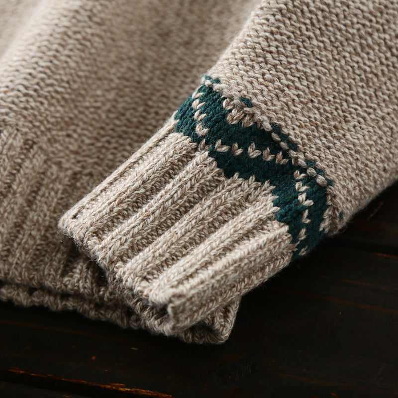 Heavy news! Small amount without supplement! Fine wool! Italian single foreign trade men's clothing cut label tail goods thick sweater jacket