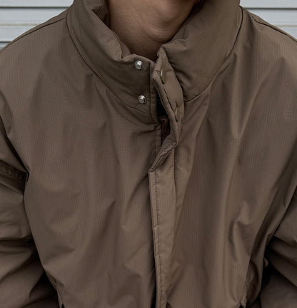 Duck Down Jacket – Stand Collar & Ribbed Hem | Yamalinclothes