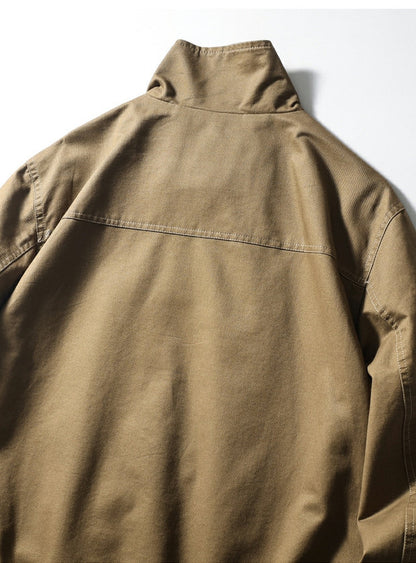 American Vintage Washed Twill Flight Jacket – Oversized Unisex