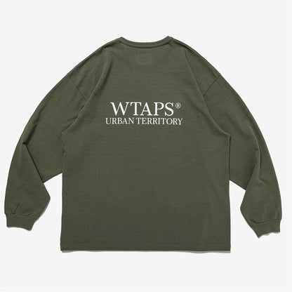 Japanese Style Heavy Cotton Crew Neck Long Sleeve T-Shirt 2023 New Base Shirt Letter