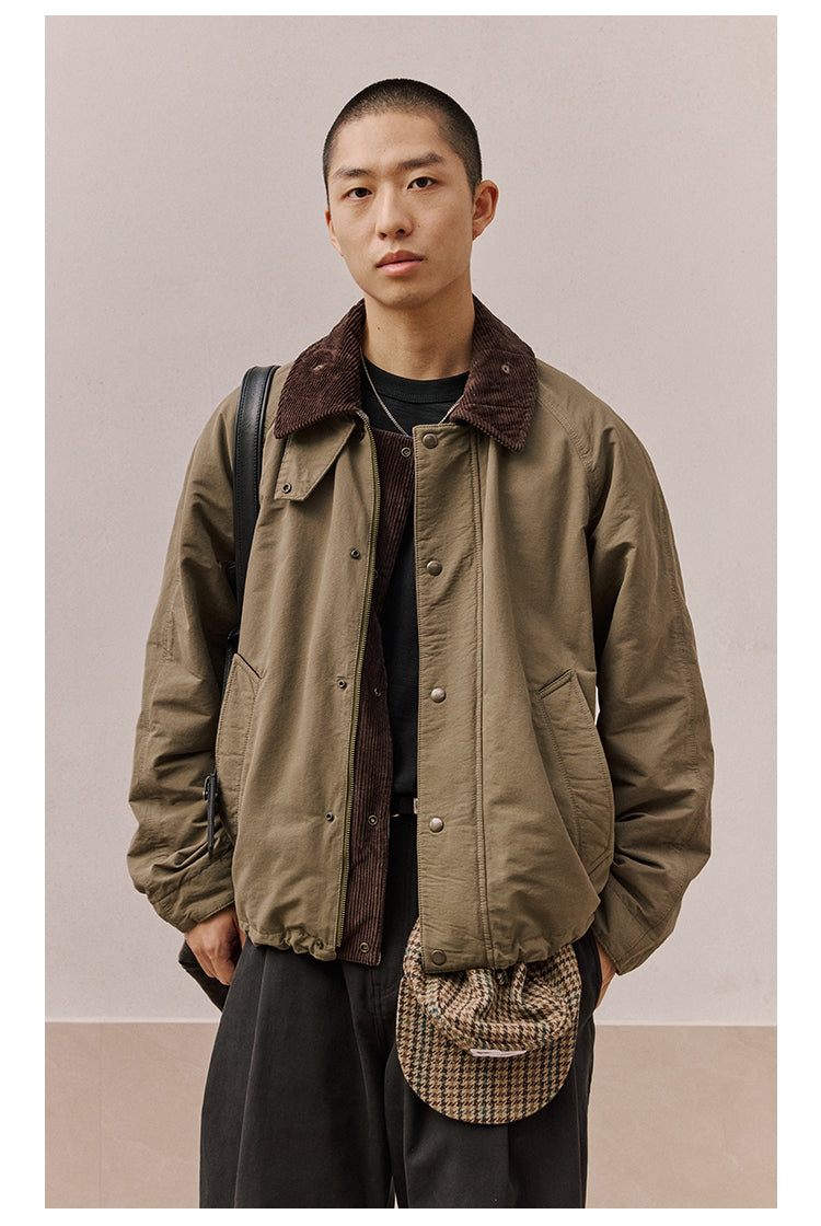 Vintage Safari Cargo Jacket – Short Loose Barn Style (Unisex)