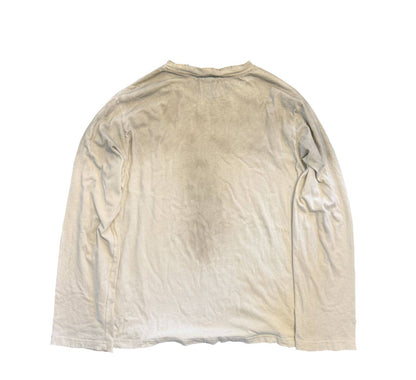 Punk Irregular Hem Long Sleeve T-Shirt – Vintage Distressed Loose Unisex