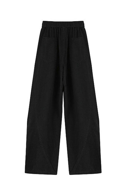 Cotton Utility Pants – Washed Finish & Panel Seams | Yamalinclothes