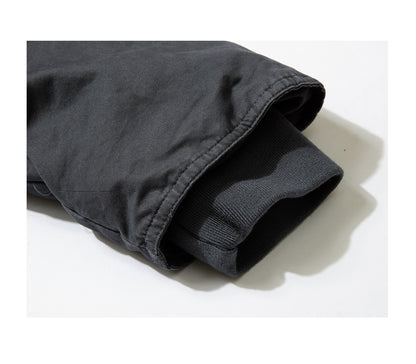 Vintage Workwear Padded Cotton Jacket – Lapel Pocket Men – Japanese vintage | yamalin clothes | Yamalinclothes
