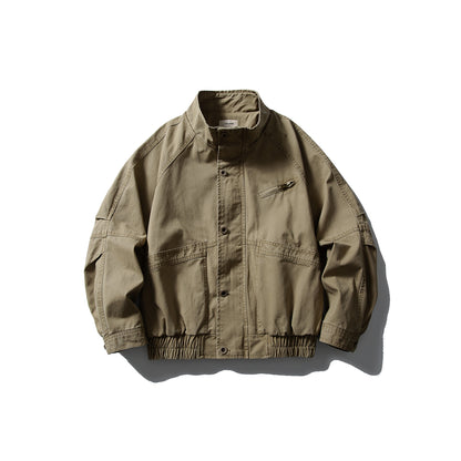 Japanese Vintage Multi-Pocket Denim Shirt – Loose Fit Utility Workwear Overshirt for Men – Japanese vintage | yamalin clothes | Yamalinclothes