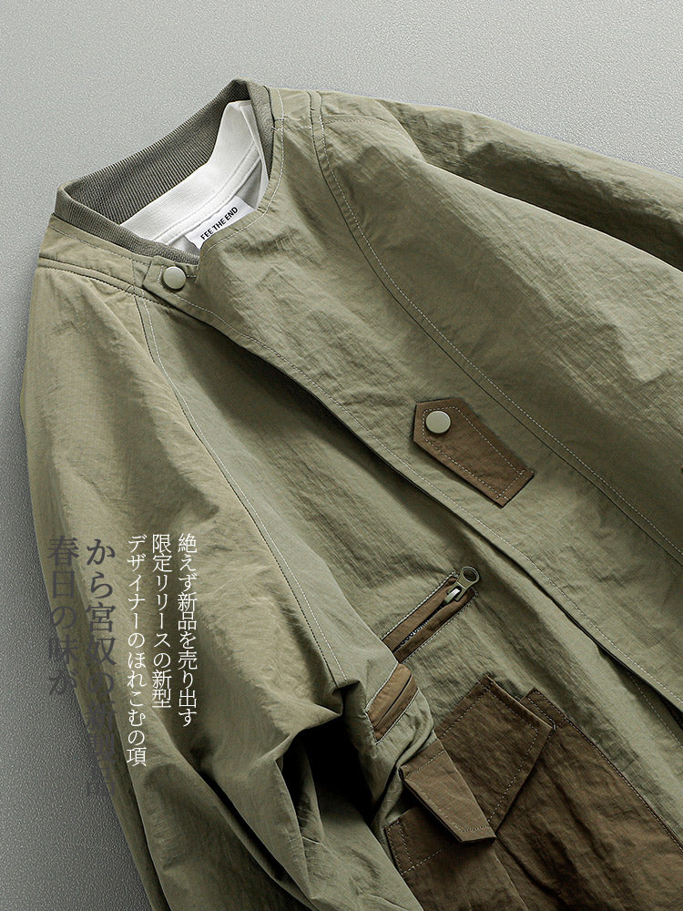 Mountain Workwear Baseball Collar Jacket – Outdoor Loose Unisex