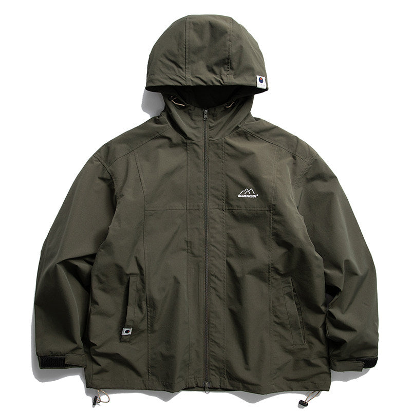 Waterproof Hooded Outdoor Workwear Jacket – Mountain Oversized Unisex