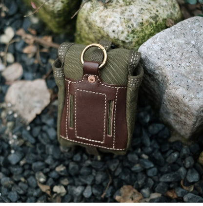 Handmade Canvas Tactical Pouch Waist Bag – Vintage Outdoor Unisex – Bags | japanese streetwear | vintage workwear | unisex | Yamalinclothes