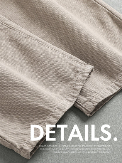 370G Heavyweight Washed Straight-Leg Pants – Japanese Loose Unisex – Pants | japanese streetwear | vintage workwear | unisex | Yamalinclothes