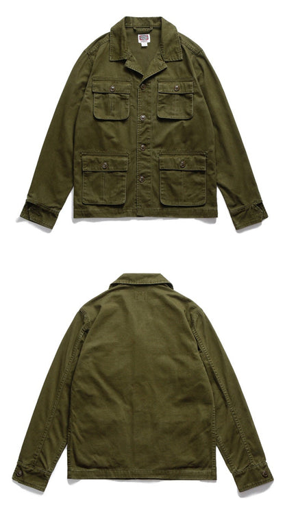 American Vintage M65 Multi-Pocket Cargo Lapel Jacket – Unisex Cotton – Japanese vintage | yamalin clothes | Yamalinclothes