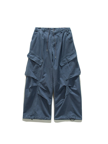 Cotton Cargo Pants – Angled Pockets & Wide Leg | Yamalinclothes