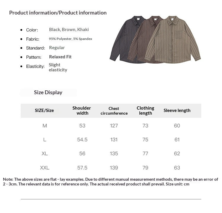 American Vintage Warm Earth-Tone Cargo Jacket – Relaxed Men's Spring Autumn Coat