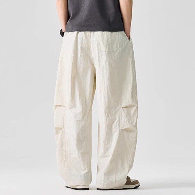 Lightweight Quick-Dry Wide-Leg Straight Pants – Loose Retro Casual Summer Unisex