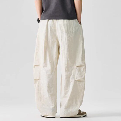 Lightweight Quick-Dry Wide-Leg Straight Pants – Loose Retro Casual Summer Unisex