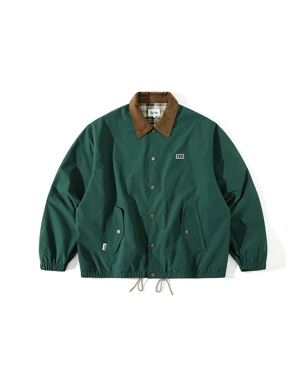 Retro Corduroy Hunting Coach Jacket – Loose Fit Rugged Outdoor Streetwear