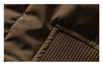 Duck Down Jacket – Stand Collar & Ribbed Hem | Yamalinclothes