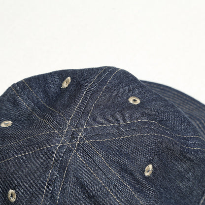 Retro Denim Bucket Hat – Japanese Vintage Unisex