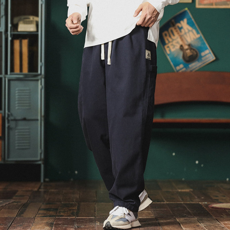 Japanese Functional Cargo Pants – Loose Straight Summer Slacks for Men – Japanese vintage | yamalin clothes | Yamalinclothes