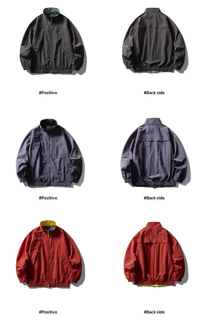 Quick-Dry Stand-Collar Outdoor Jacket – Mountain Oversized Unisex – Japanese vintage | fall outfits 2026 | fall winter outfits | classy winter outfits | lazy comfy outfits | japanese streetwear | vintage workwear | yamalin clothes | Yamalinclothes
