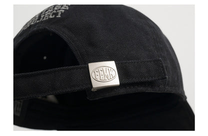 American Vintage Contrast Embroidered Baseball Cap – Washed Unisex – cap | japanese streetwear | vintage workwear | unisex | Yamalinclothes