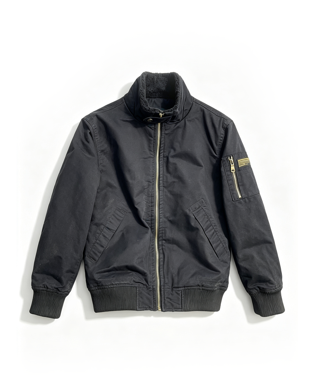 Fleece-Lined Stand-Collar Cargo Jacket – American Vintage Thickened Unisex – Japanese vintage | fall outfits 2026 | fall winter outfits | classy winter outfits | lazy comfy outfits | japanese streetwear | vintage workwear | yamalin clothes | Yamalinclothes