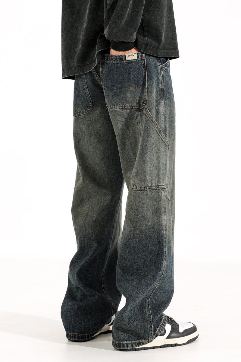 Cargo Jeans – Vintage Wash & Wide Leg | Yamalinclothes