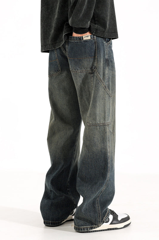 Cargo Jeans – Vintage Wash & Wide Leg | Yamalinclothes