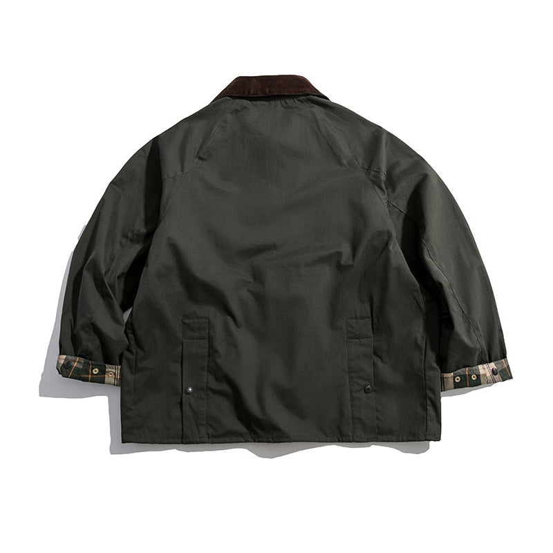 American Retro Military Hunting Jacket – Loose Lapel Drop Shoulder Casual Coat for Men – Japanese vintage | yamalin clothes | Yamalinclothes
