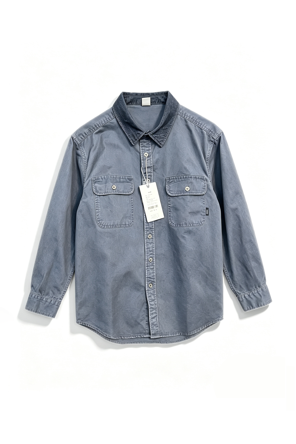 Contrast Stitch Lapel Cotton Shirt – American Retro Workwear Pocket Unisex – Coats Jackets | japanese streetwear | vintage workwear | unisex | Yamalinclothes