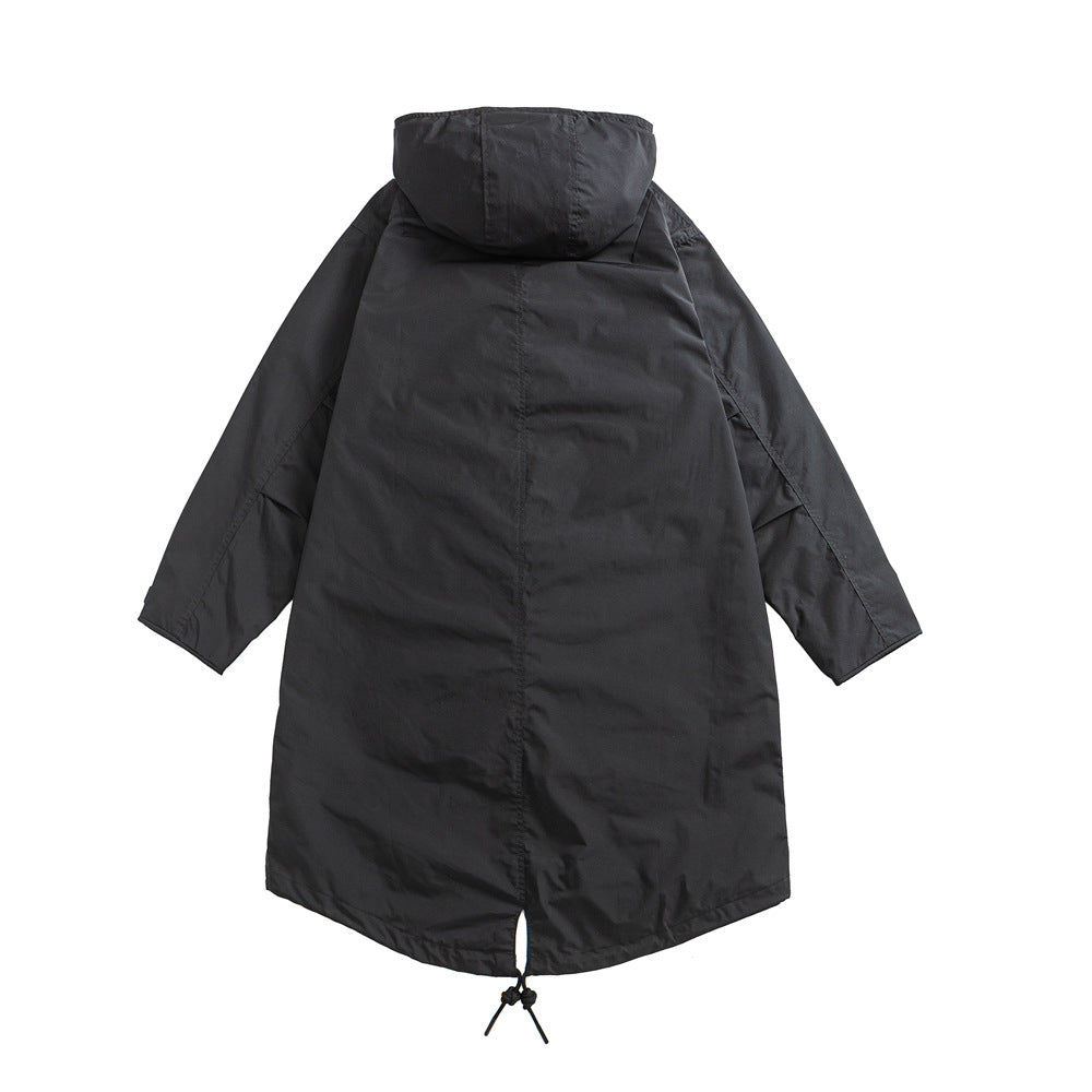 M65 Military Midi Trench Coat – Oversized Unisex Parka Jacket
