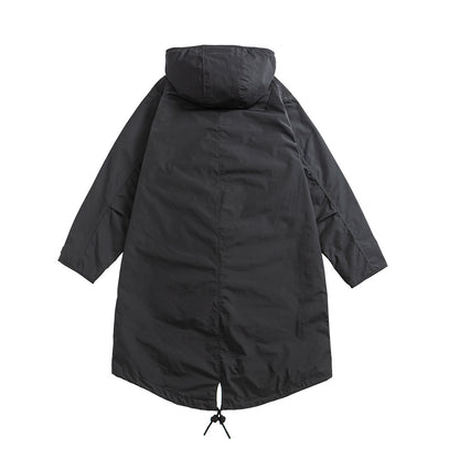 M65 Military Midi Trench Coat – Oversized Unisex Parka Jacket