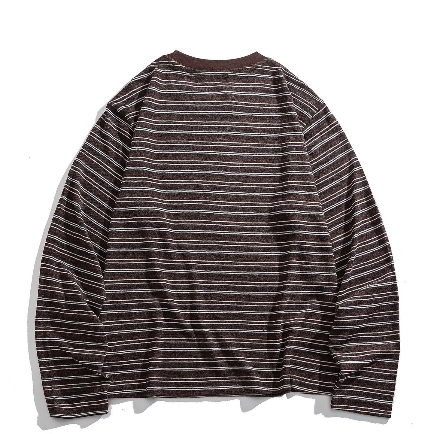 Japanese Vintage Stripe Long-Sleeve T-Shirt – Relaxed Unisex Base Layer Top