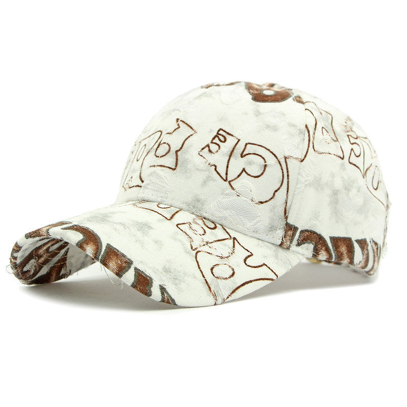 Washed Distressed Hard Brim Baseball Cap – American Retro Ripped Unisex – cap | japanese streetwear | vintage workwear | unisex | Yamalinclothes