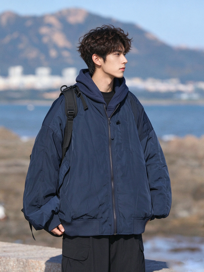 Duck Down Jacket – Oversized Zip Front | Yamalinclothes