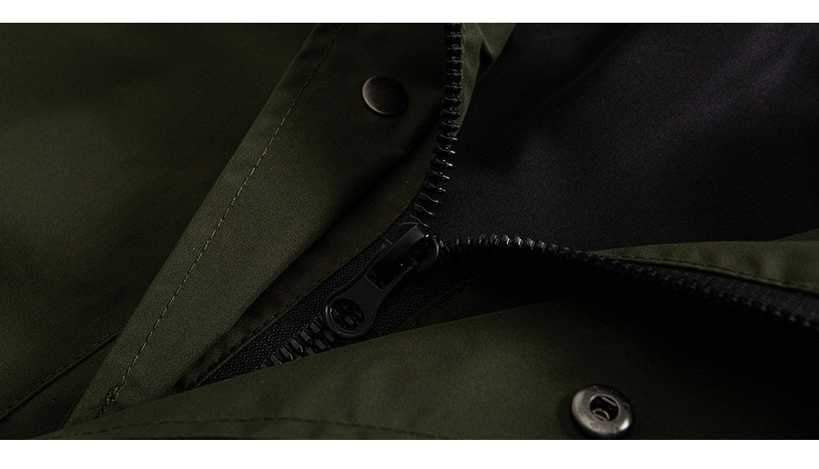 Japanese Retro Swallowtail Hooded Trench Coat – Mid-Length Loose Unisex Spring